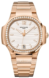 Patek Philippe Nautilus Srebrny/18 karatowe różowe złoto Ø35.2 mm 7118/1200R/001