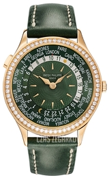 Patek Philippe Complications Zielony/Skóra Ø36 mm 7130R-014