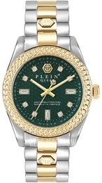 Philipp Plein Queen Zielony/Pozlacana Ø36 mm PWDAA0421