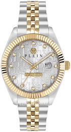 Philipp Plein Superlatives Srebrny/Stal w odcieniu złota Ø41 mm PWMFA0425