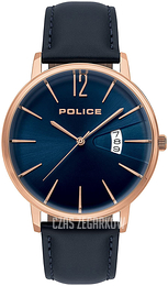 Police Niebieski/Skóra Ø43 mm 15307JSR.03