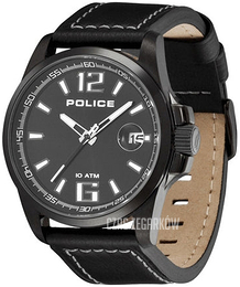 Police Czarny/Skóra Ø44 mm P12591JSUB02
