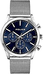 Police Niebieski/Stal Ø41 mm P15599JS03