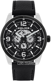 Police Czarny/Skóra Ø44 mm P15663JSTB02