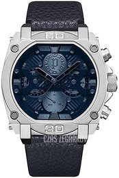 Police Norwood Niebieski/Skóra Ø45 mm PEWJF2226802