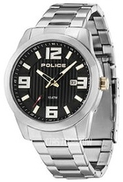 Police Czarny/Stal Ø42 mm PL13406JS.02MG