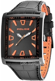 Police Czarny/Skóra Ø40 mm PL14002JSB.02