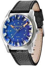 Police Niebieski/Skóra Ø47 mm PL14253JS/61