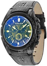Police Czarny/Skóra Ø46 mm PL14312JSB/02