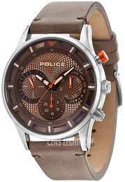 Police Brązowy/Skóra Ø45 mm PL14383JS/61