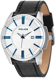 Police Governor Biały/Skóra Ø44 mm PL14384JS/04