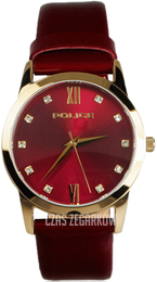 Police Czerwony/Skóra Ø36 mm PL14495MSG.16