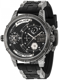 Police Czarny/Stal Ø52 mm PL14536JQ02P