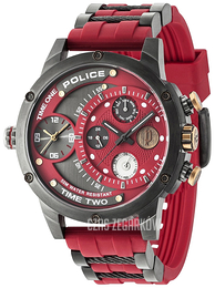 Police Adder Czerwony/Stal Ø50 mm PL14536JSU/FH