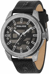 Police Mystery Czarny/Skóra Ø48 mm PL14637JSQS/61