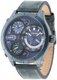 Police Niebieski/Skóra Ø50 mm PL14638XSUBL/03