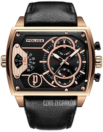 Police Scorpion Czarny/Skóra Ø51 mm PL14698JSR.02A