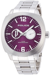 Police Purpurowy/Stal Ø44 mm PL14717JS.10M