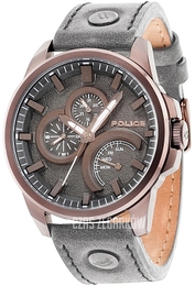 Police Szary/Skóra Ø48 mm PL14799JSBZ.61