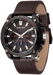 Police Operator Brązowy/Skóra Ø50 mm PL14832JSB/02