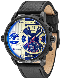 Police Taipan Wielokolorowy/Skóra Ø50 mm PL14833JSB/04