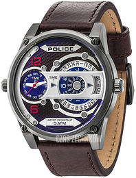 Police D-Jay Wielokolorowy/Skóra Ø51 mm PL14835JSU/12