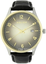 Police Szary/Skóra Ø42 mm PL14925JST.06