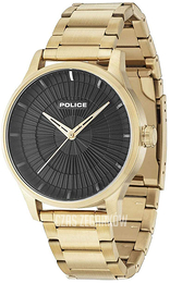 Police Jet Czarny/Stal w odcieniu złota Ø44 mm PL15038JSG/02M