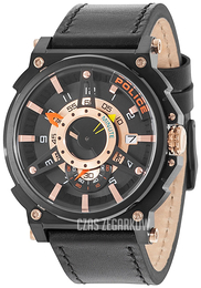 Police Compass Czarny/Skóra Ø53 mm PL15048JSB/02