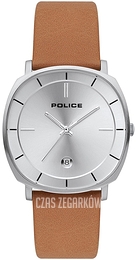 Police Srebrny/Skóra Ø41 mm PL15099JS.04