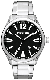 Police Czarny/Stal Ø48 mm PL15244JBS.02M
