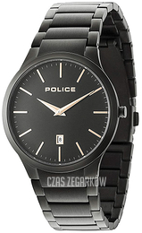 Police Czarny/Stal Ø40 mm PL15246JSB/02M