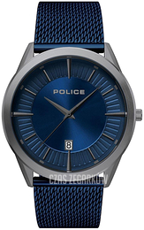 Police Patriot Niebieski/Stal Ø44 mm PL15305JSU/03MM