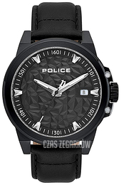Police Polygon Czarny/Skóra Ø46 mm PL15398JSB/02