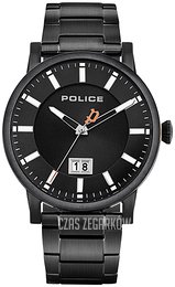 Police Czarny/Stal Ø42 mm PL15404JSB.02M