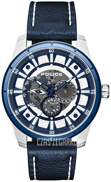 Police Niebieski/Skóra Ø48 mm PL15410JSTBL.04