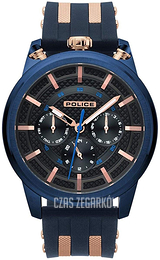 Police Czarny/Stal w kolorze różowego złota Ø48 mm PL15414JSBL.61P