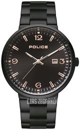 Police Czarny/Stal Ø42 mm PL15461JYB.02M