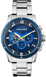Police Shandon Niebieski/Stal Ø47 mm PL15525JSTBL.03M