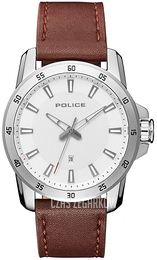 Police Biały/Skóra Ø46 mm PL15526JS/04