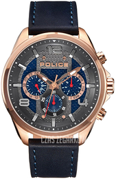 Police Wielokolorowy/Skóra Ø50 mm PL15658JSR.03