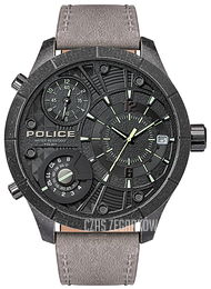 Police Bushmaster Czarny/Skóra Ø52 mm PL15662XSQS/02