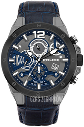 Police Szary/Skóra Ø47 mm PL15711JSUB.03