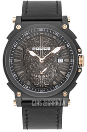 Police Compass Czarny/Skóra Ø53 mm PL15728JSB/02