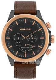 Police Belmont Brązowy/Skóra Ø50.5 mm PL15970JSUR/02
