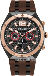 Police Kediri Czarny/Stal Ø46 mm PL15995JSBR.61P