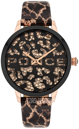 Police Bagan Wielokolorowy/Skóra Ø36 mm PL16028MSRB.02