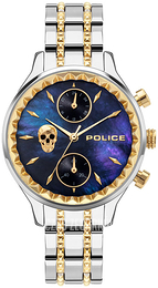 Police Niebieski/Stal w odcieniu złota Ø34 mm PL16075BSTG.46M