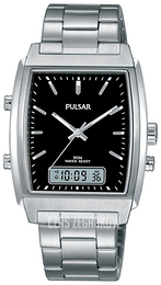 Pulsar Dress Czarny/Stal PBK031X1