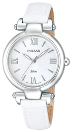 Pulsar Srebrny/Skóra Ø30 mm PH8023X1